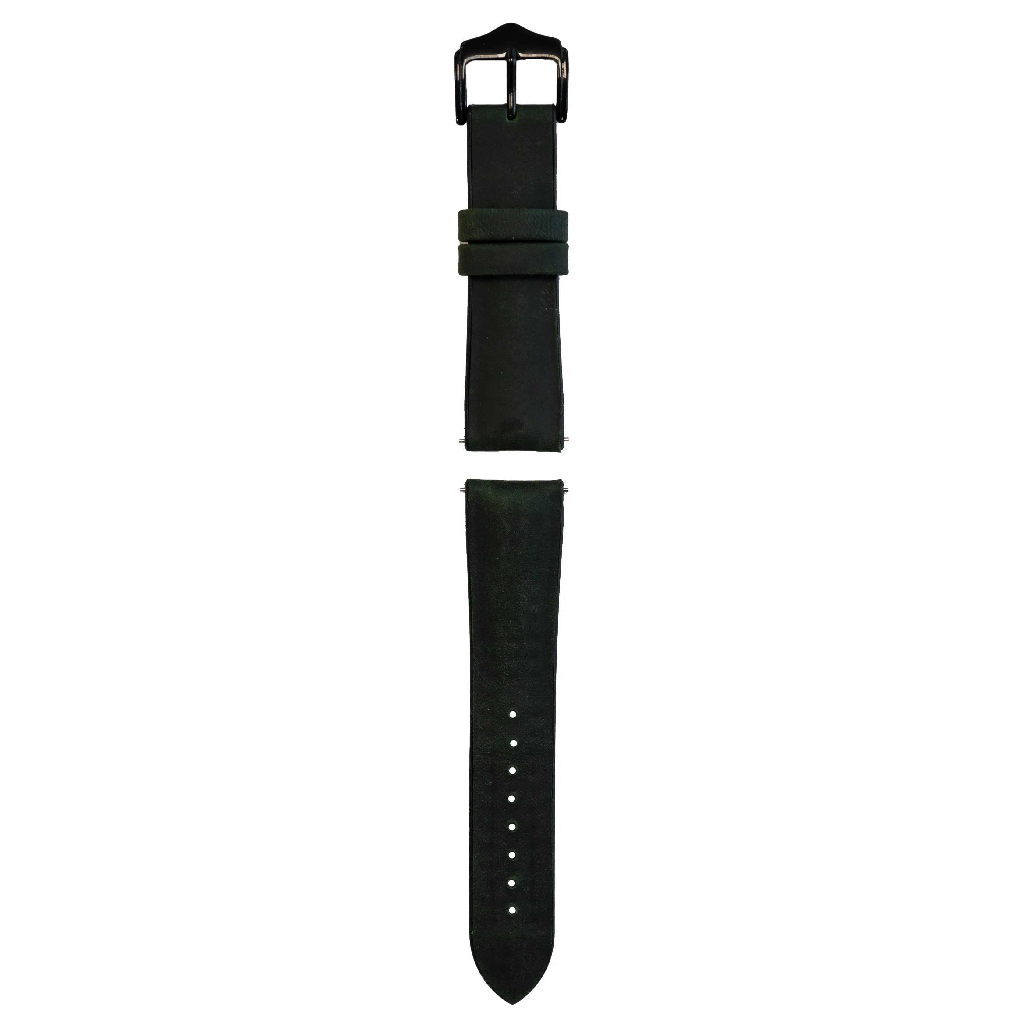 Coros Apex 2 Leather / Silicone Strap (Green)