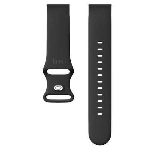 xoxo Wildhearts Fossil Gen 6 44mm Silicone Strap (Black)