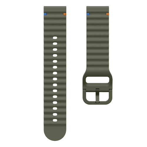Suunto 9 Peak Pro Wave Silicone Strap (Army Green)