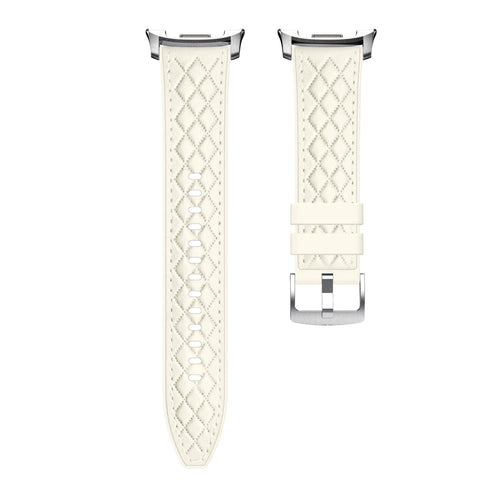 Samsung Galaxy Watch 9 - 44mm Diamond Leather Hybrid Strap (Beige)