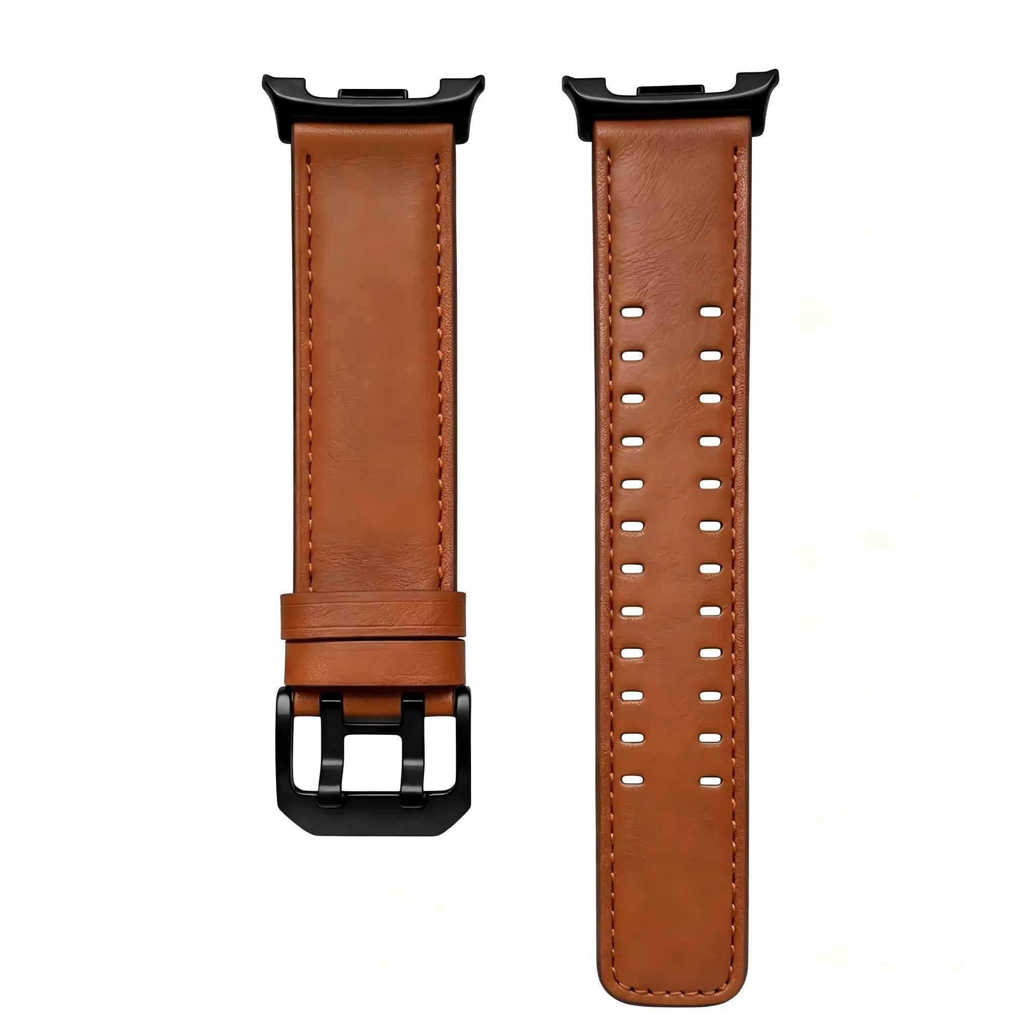 Samsung Galaxy Watch 8 - 40mm Double Pin Leather Strap (Brown)