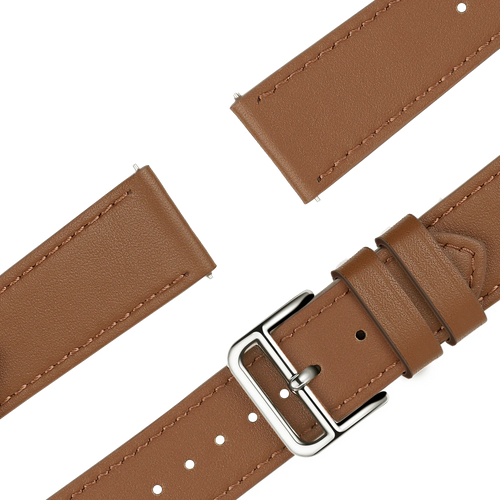 Bandz Garmin Bounce 2 Leather Strap 'Deluxe' (Brown)