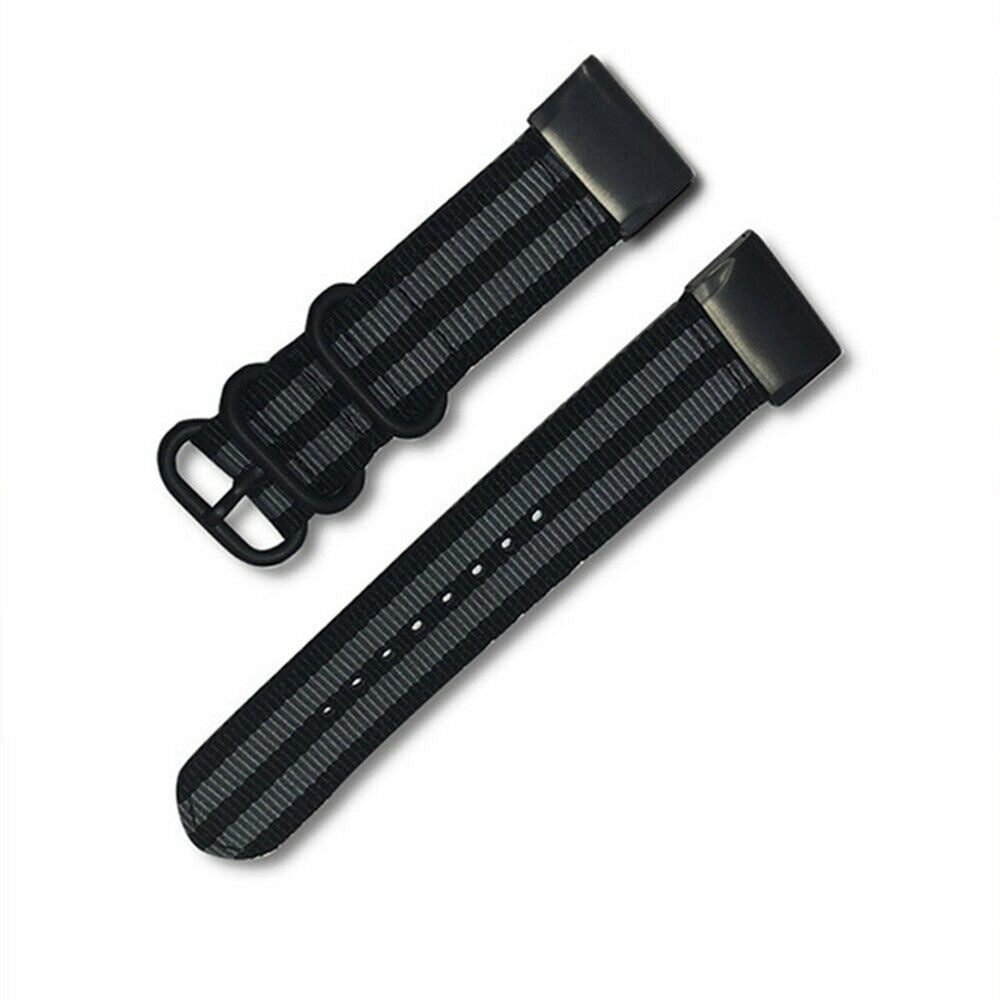 Garmin Fenix 8 Pro - 51mm Nylon Strap with Buckle (Black/Grey)