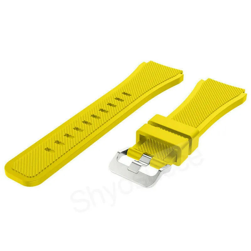 Coros Pace 4 Twill Silicone Strap (Yellow)