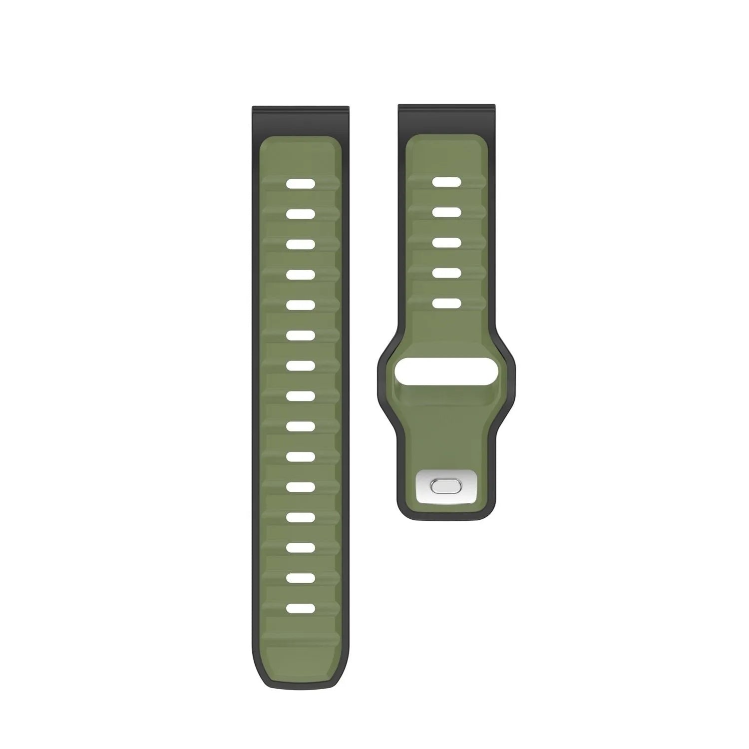 Amazfit Bip U (Pro) Outdoor Duo Silicone Strap (Green/Black)