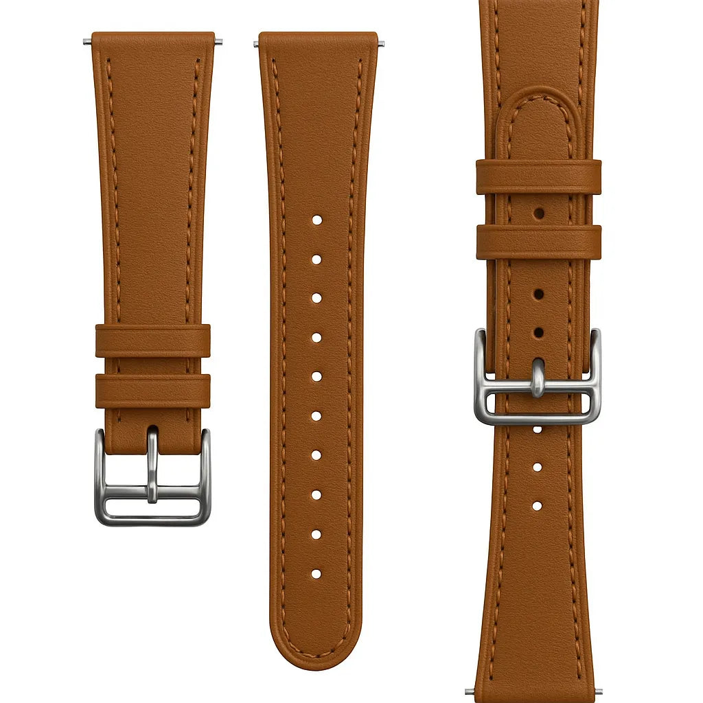 Samsung Galaxy Watch 4 44mm Leather Strap (Brown)