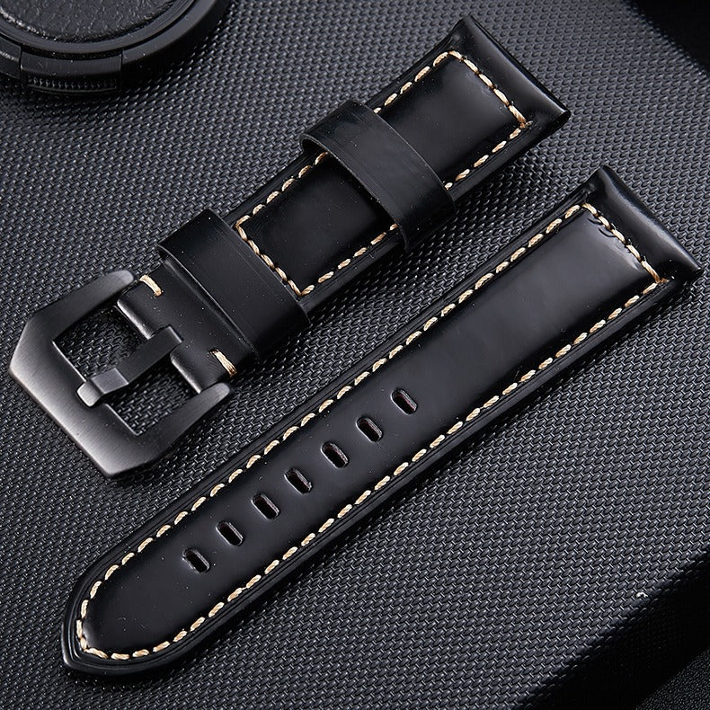 Garmin Venu X1 Leather Strap (Black)