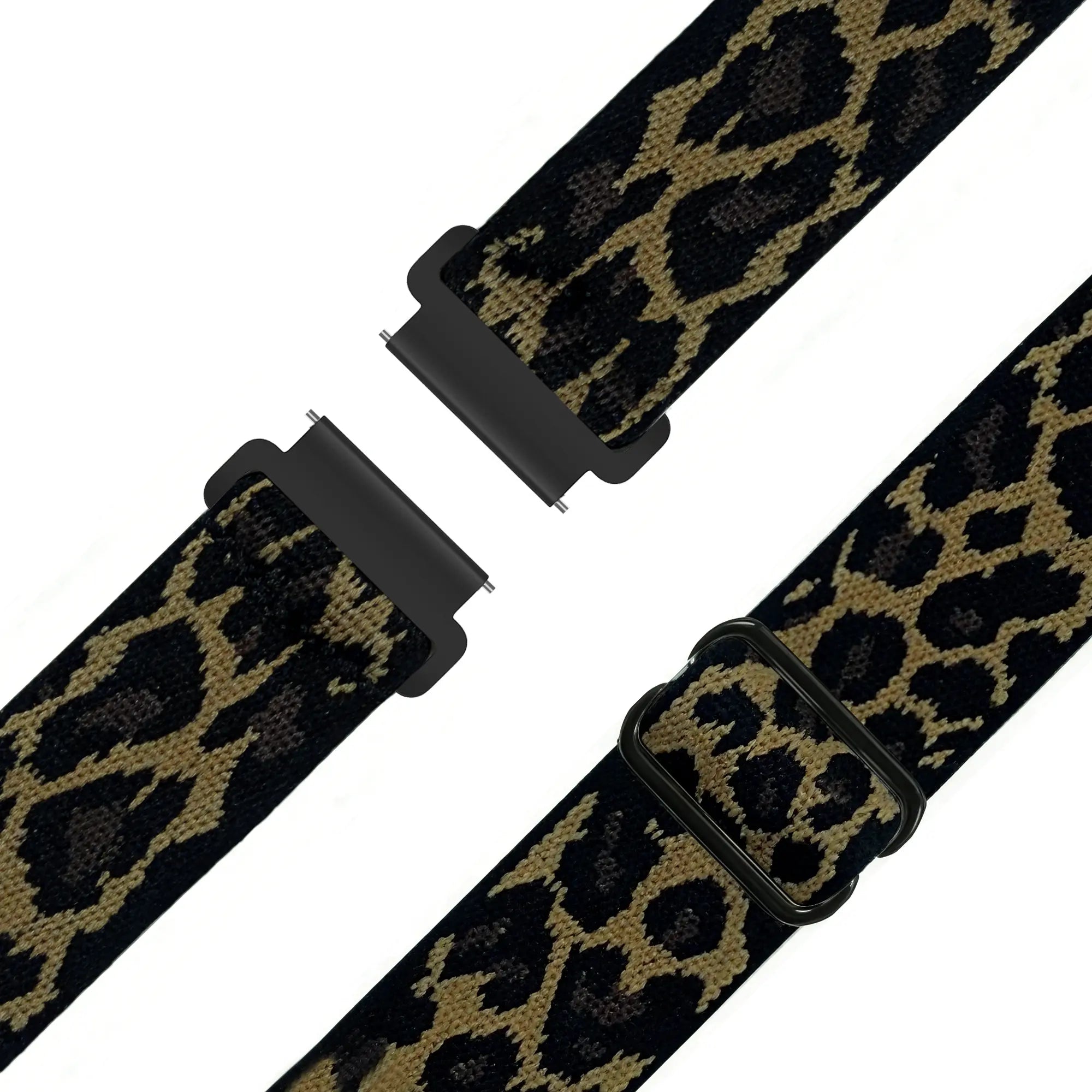 Bandz Garmin Vivoactive 4s Elastic Nylon Strap (Leopard)