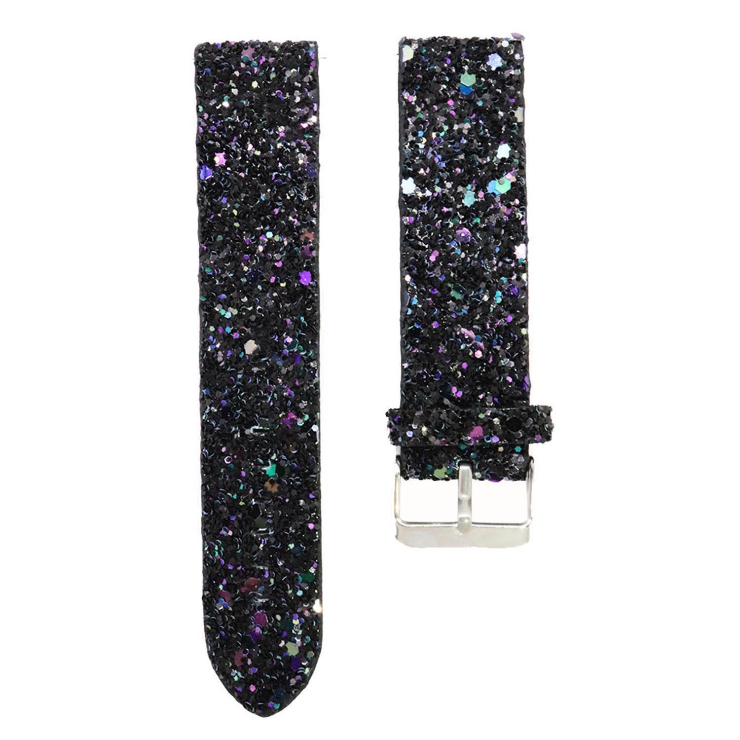 Coros Apex 42mm Glitter Leather Strap (Black)