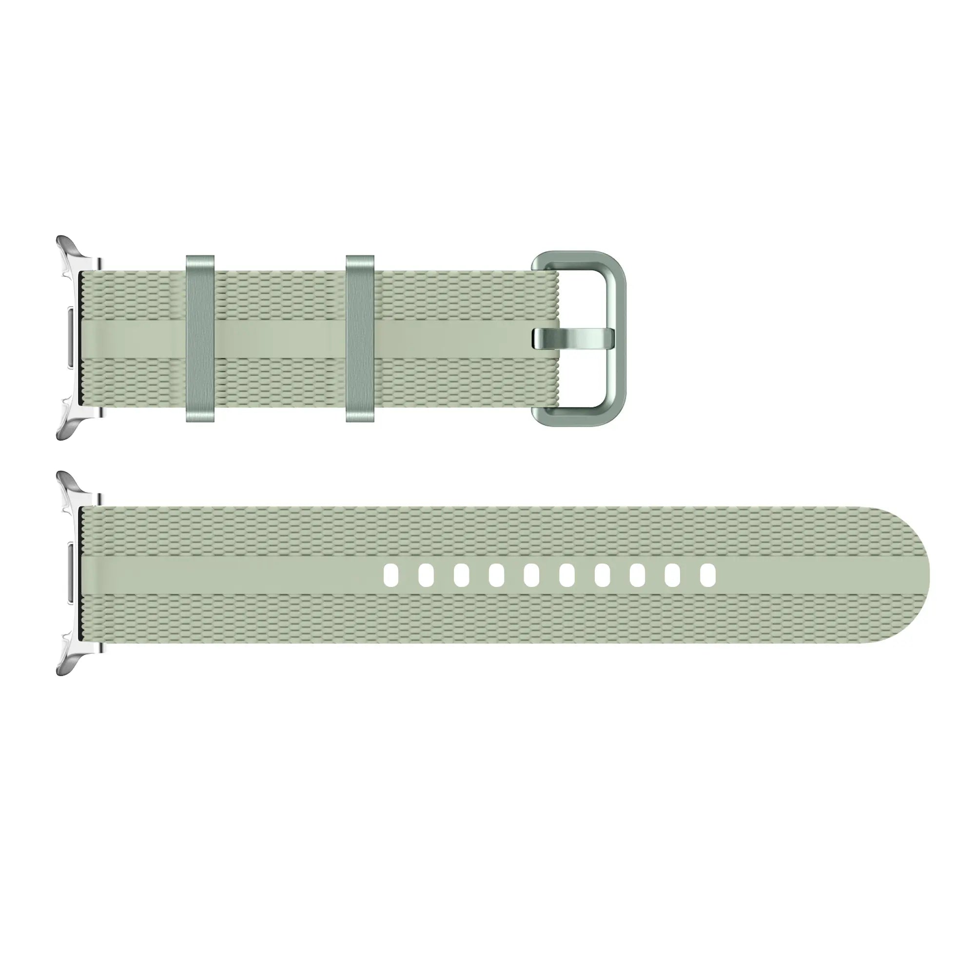 Samsung Galaxy Watch 9 - 44mm Silicone Active Strap (Light Green)