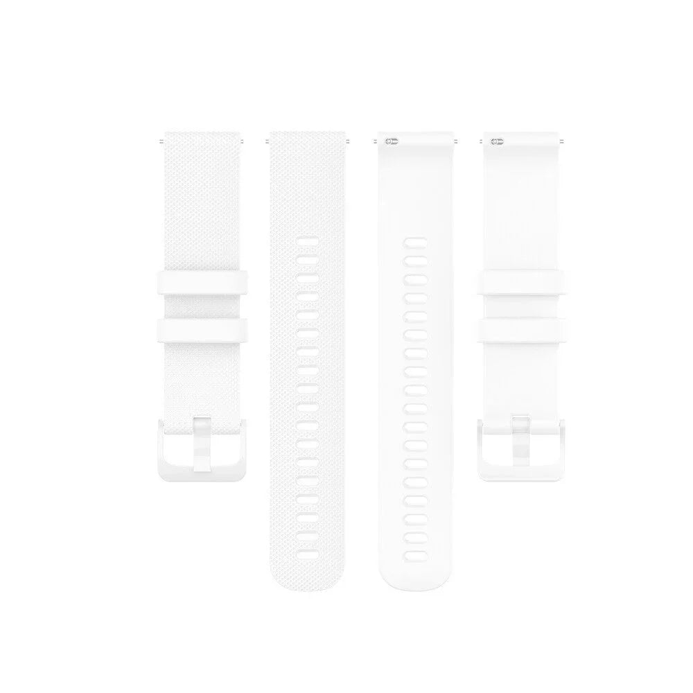 Oppo Watch X Premium Silicone Strap (White)