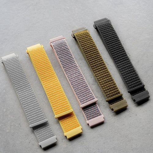 Nylon Strap, laid flat, separate parts, direct top view