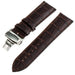 Samsung Galaxy Watch 4 Classic 42mm Premium Leather Strap (Dark Brown)