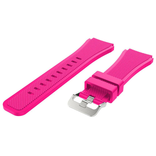 Oppo Watch X3 Twill Silicone Strap (Bright Pink)