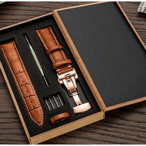 Withings Steel HR Sport Luxury Leather Strap (Brown)