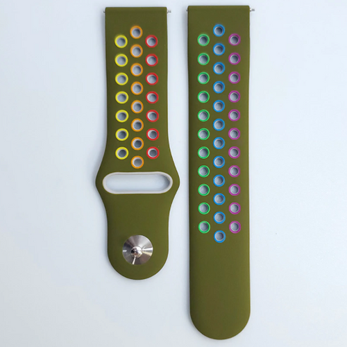 silicone-band-legergroen-kleurrijk