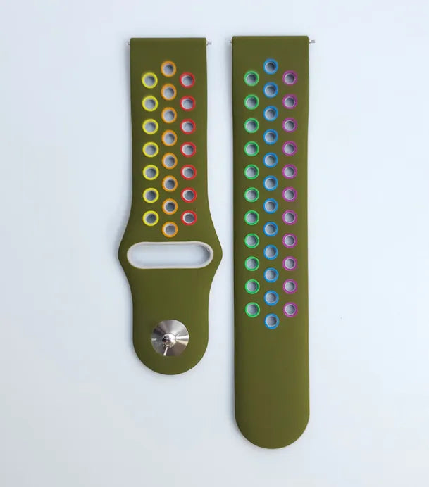 Suunto Nautic S Sport Strap (Army Green/Colourful)