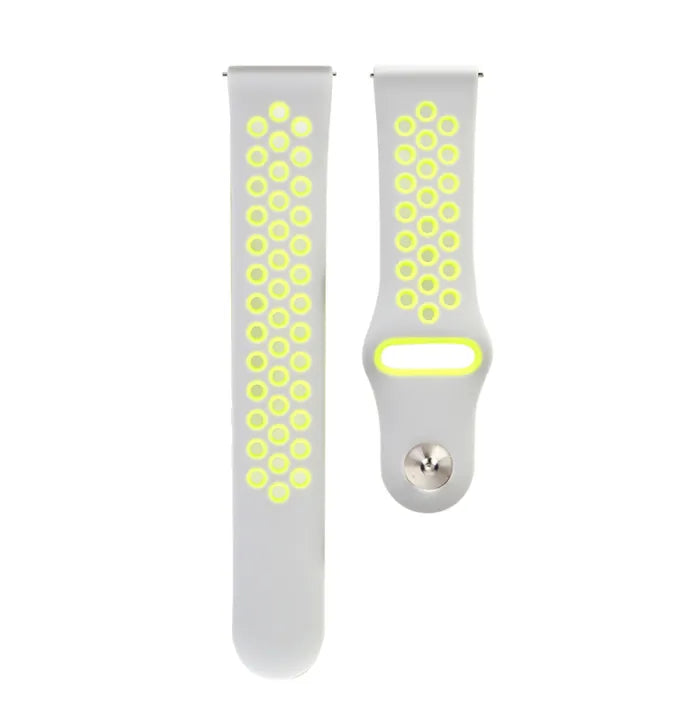 Motorola Moto Watch - 47mm Sport Strap (Grey/Yellow)