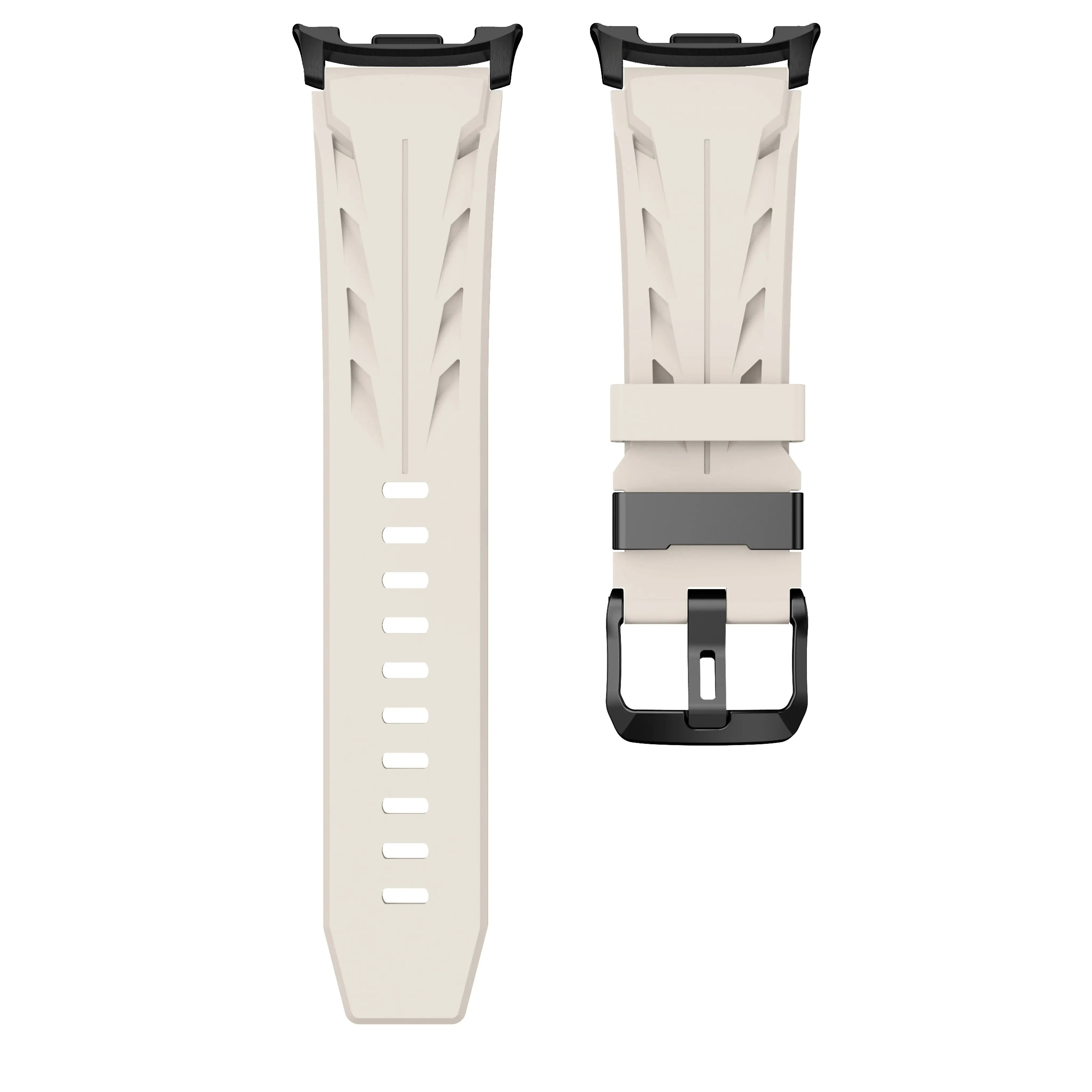 Samsung Galaxy Watch 9 - 40mm Race Silicone Strap (Starlight)
