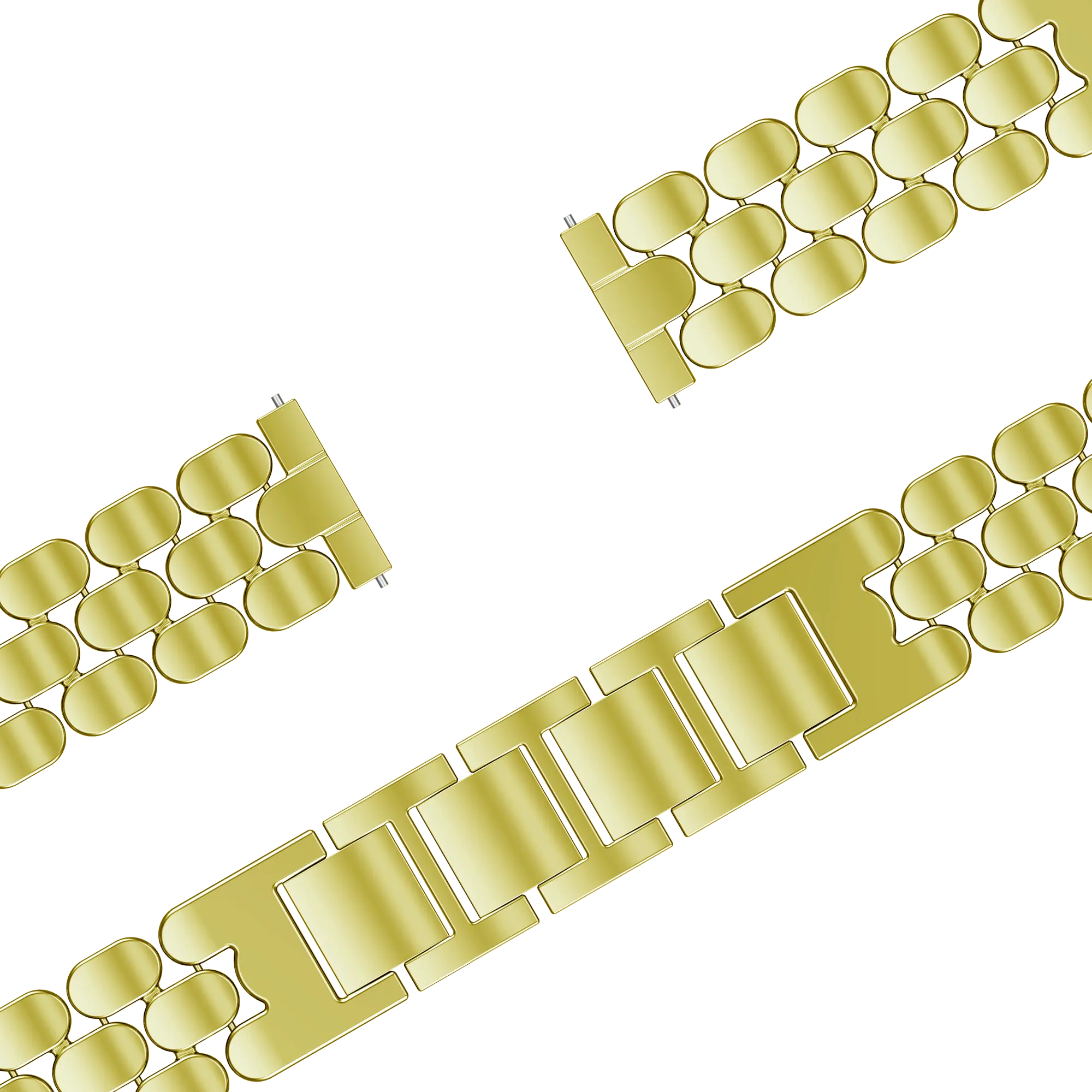 Bandz Withings Steel HR - 36mm Steel Strap 'Oval' (Gold)