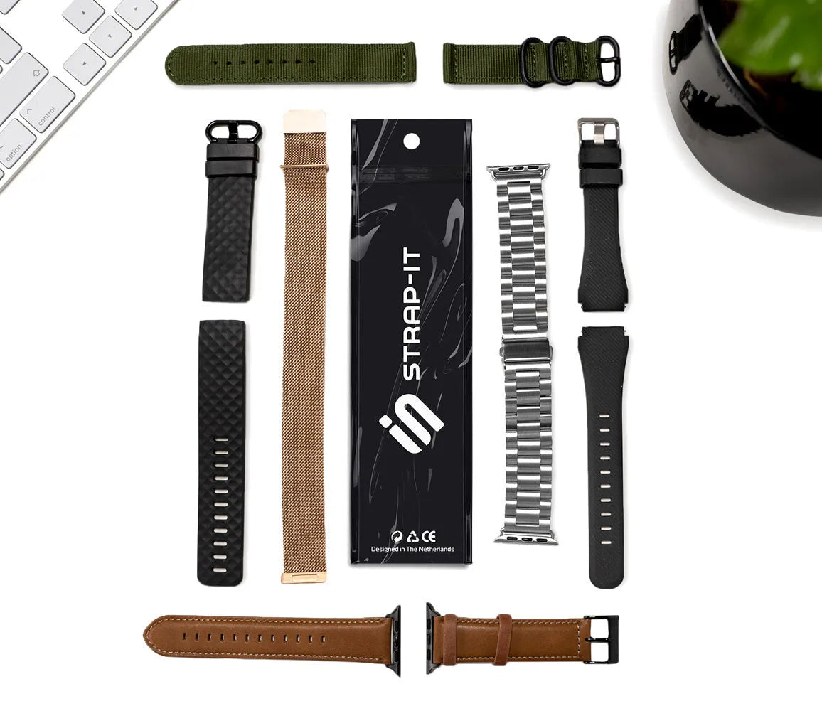 Amazfit GTR Mini Patterned Silicone Strap (lWhite/Pink)