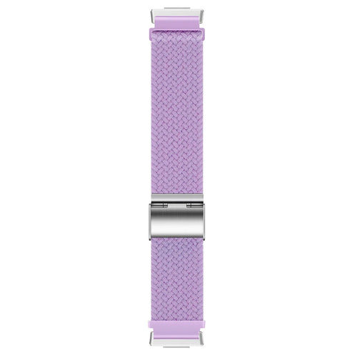 Nylon Adjustable Braided Strap, lilac, laid flat, joined, direct top view