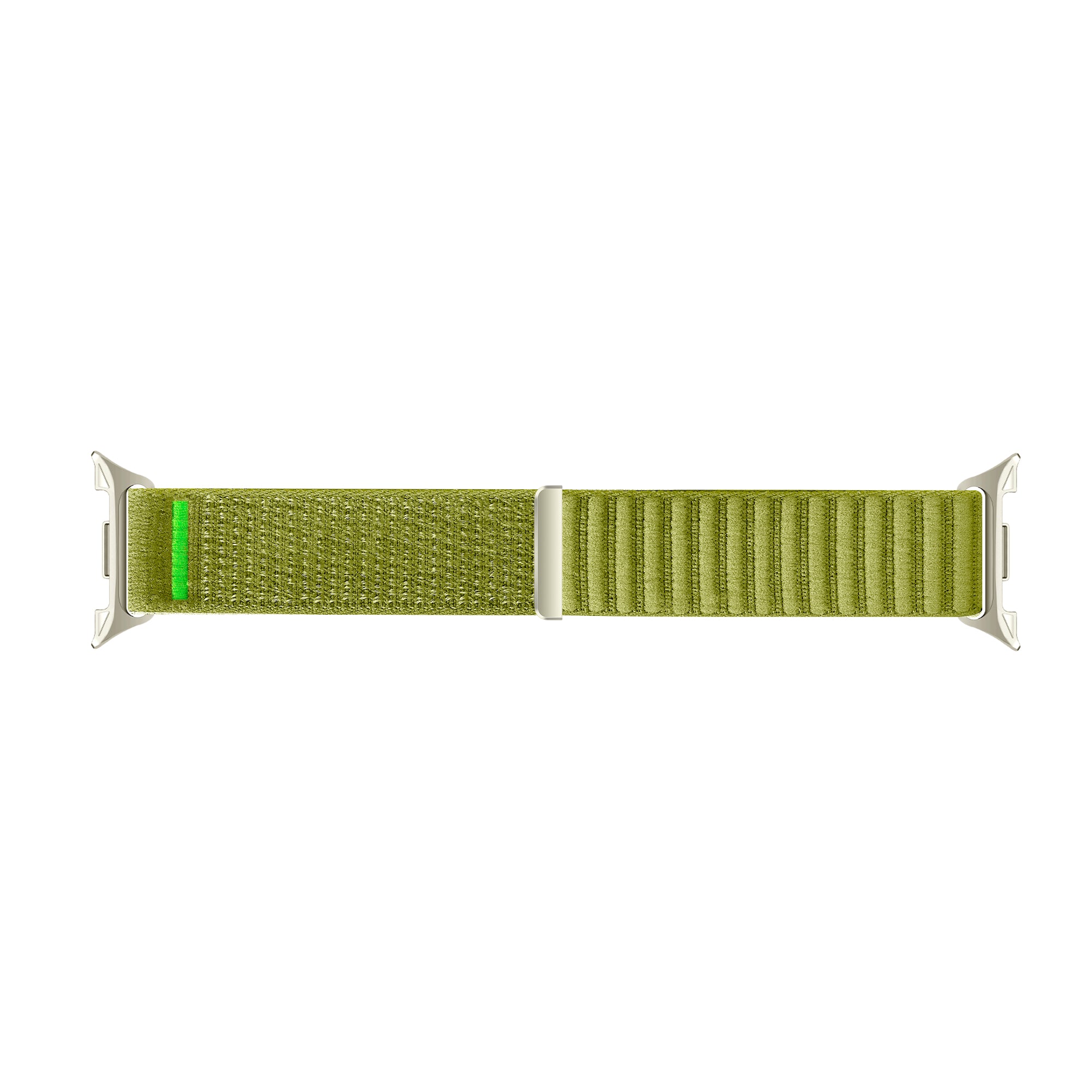 Samsung Galaxy Watch 9 - 44mm Wave Nylon Strap (Field Green)