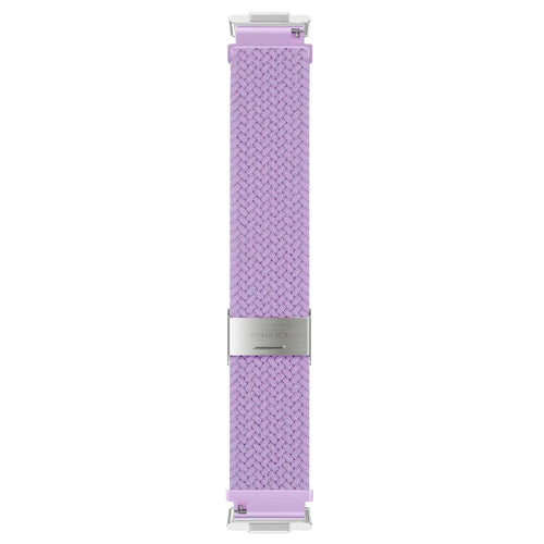 Nylon Adjustable Braided Strap, lilac, laid flat, joined, direct top view