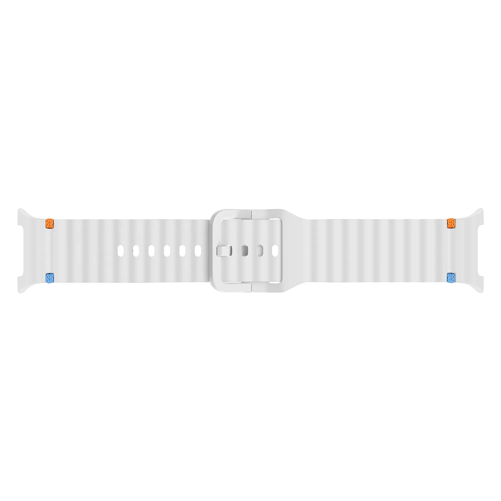 Samsung Galaxy Watch 8 Classic Wave Silicone Strap (White)