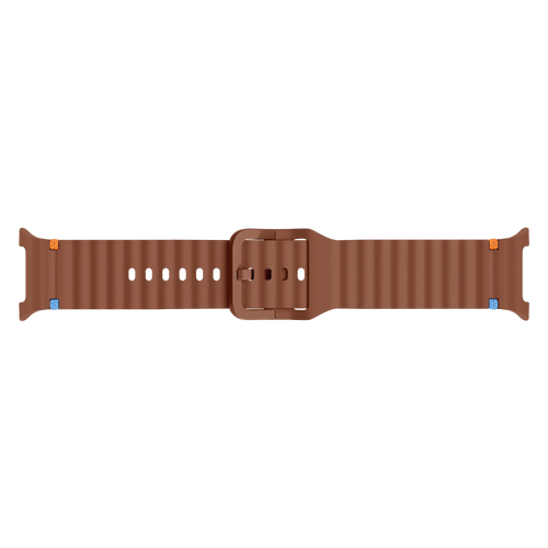 Samsung Galaxy Watch 8 Classic Wave Silicone Strap (Brown)
