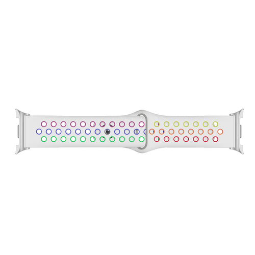 Samsung Galaxy Watch 8 Classic Sport Strap (White/Colourful)