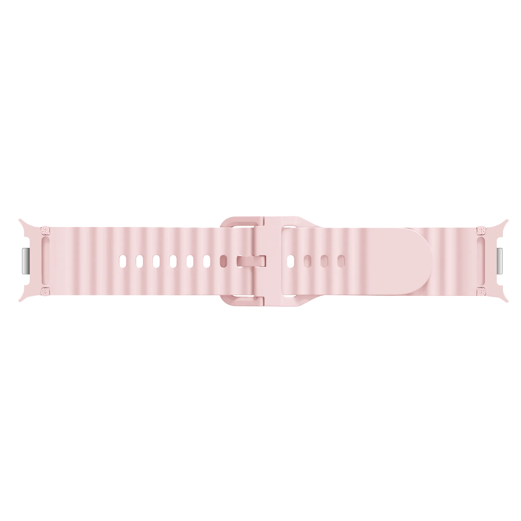 Samsung Galaxy Watch 8 - 40mm Wave Silicone Strap (Pink)