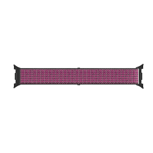 Samsung Galaxy Watch 8 Classic Nylon Strap (Crimson Berry)