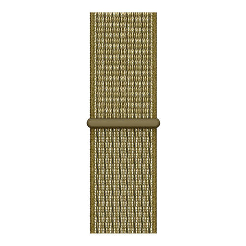 Nylon Strap, olive, laid flat, joined, direct top view
