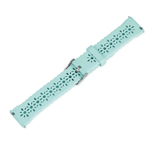 Amazfit GTS 4 Patterned Silicone Strap (Blue Sea Green)