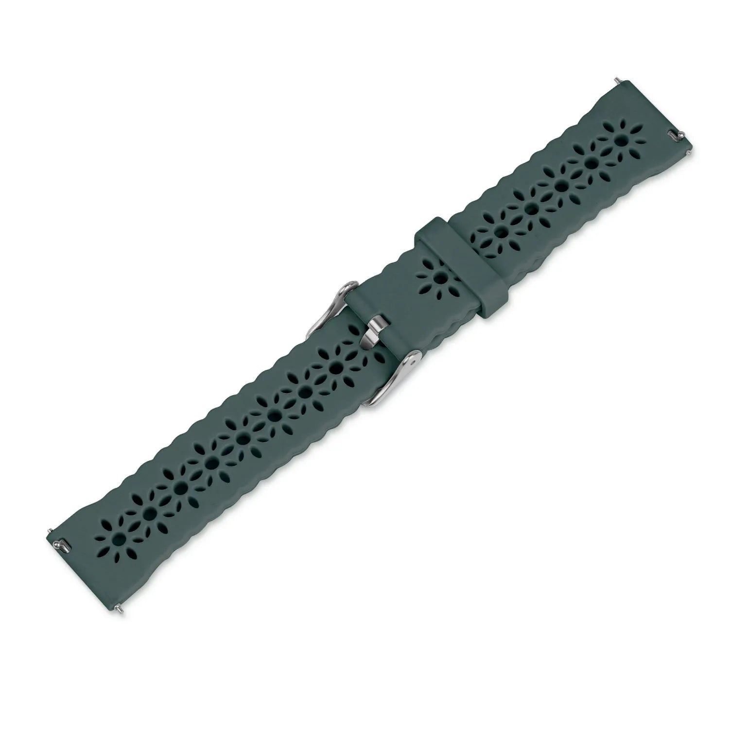 Amazfit Bip U (Pro) Patterned Silicone Strap (Viridian)