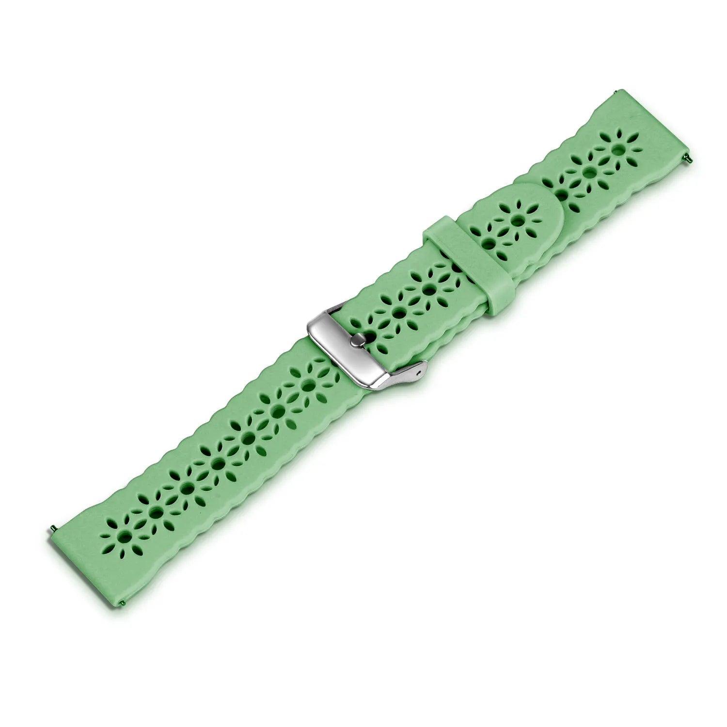 Amazfit Bip U (Pro) Patterned Silicone Strap (Green)