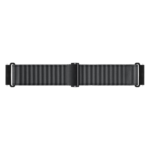 Outdoor Nylon Strap, black, laid flat, joined, direct top view