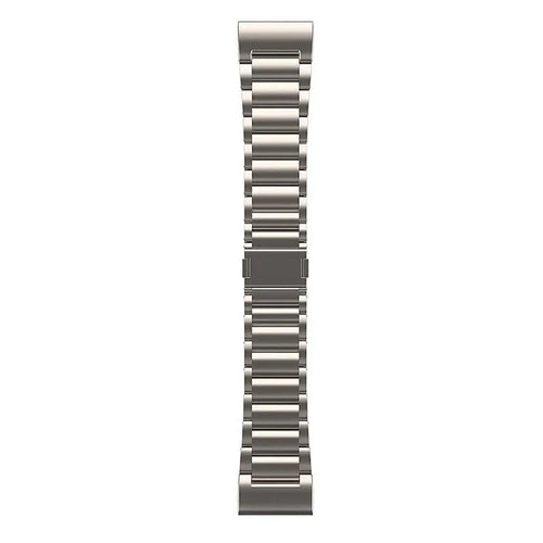Magnetic Titanium Strap, laid flat, joined, direct top view