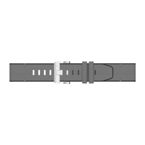 Garmin Quatix 3 / 6x / 7x Solar Leather Hybrid Strap (Grey)