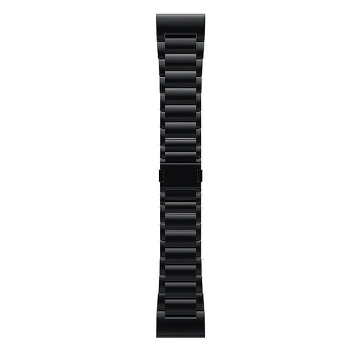 Magnetic Titanium Strap, black, laid flat, joined, direct top view