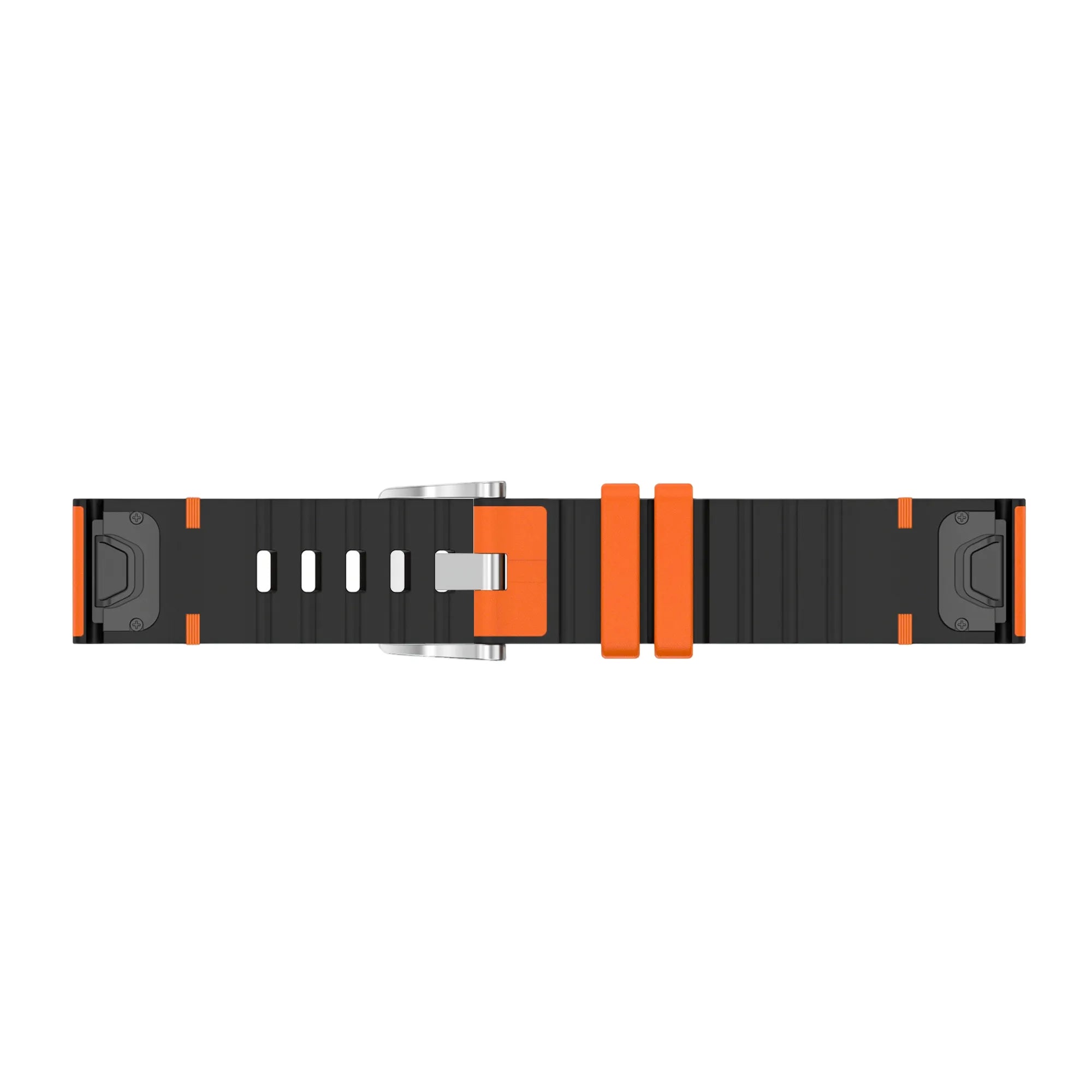 Garmin Descent Mk1 Leather Hybrid Strap (Orange)