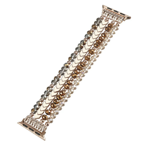 Apple Watch Beaded Strap (Coffee)
