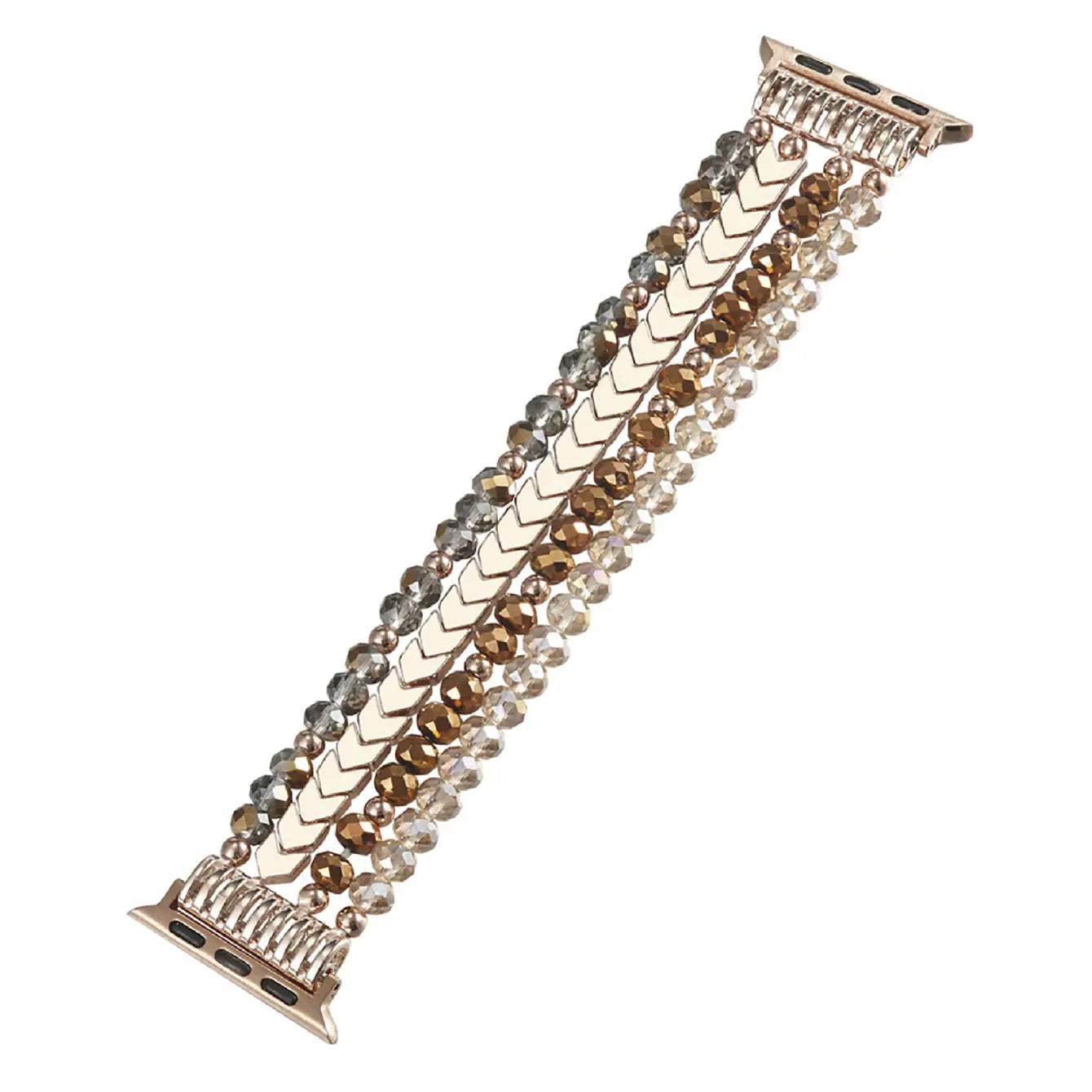 Apple Watch Beaded Strap (Coffee)