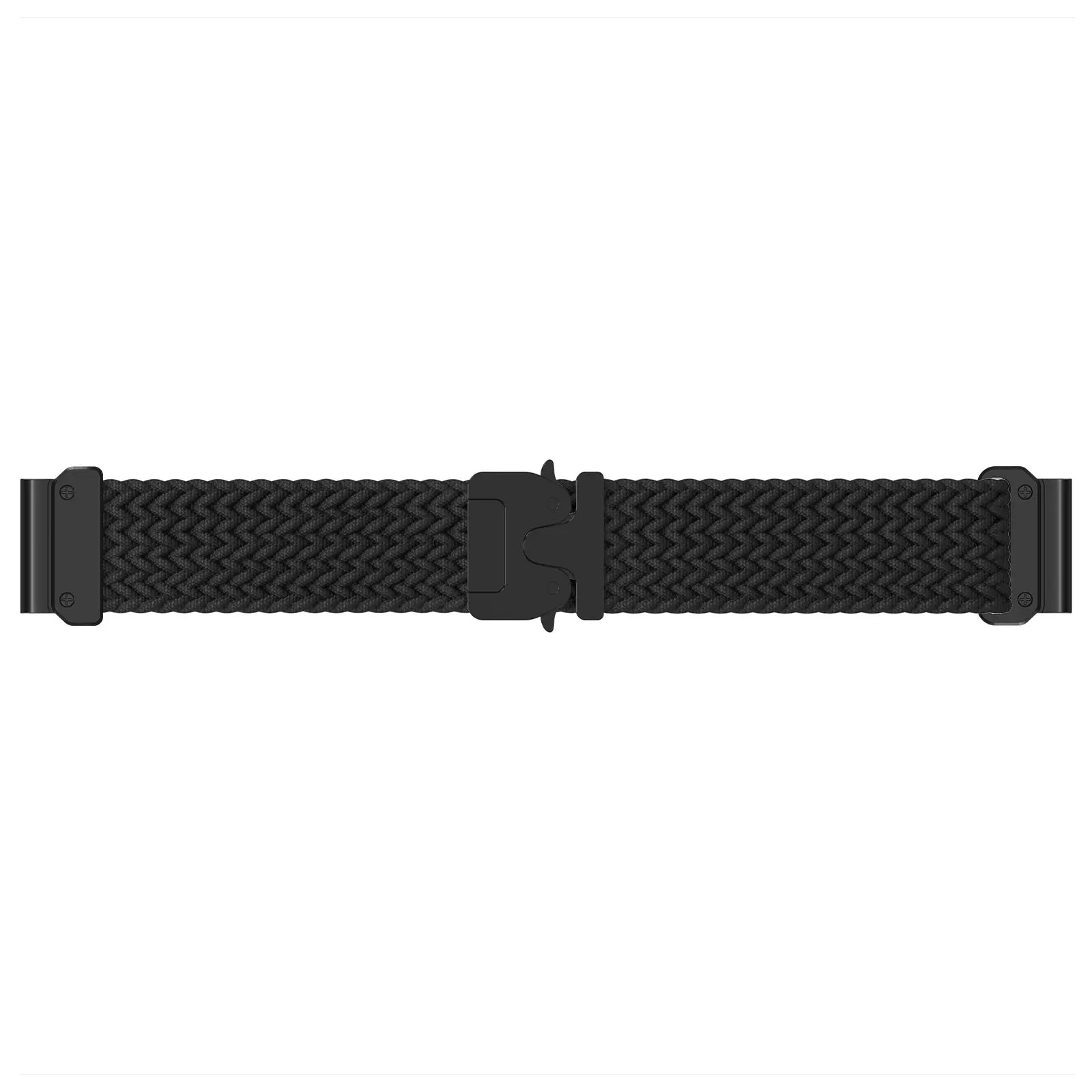 Garmin Fenix 7 Braided Strap P-Buckle (Black with Black)