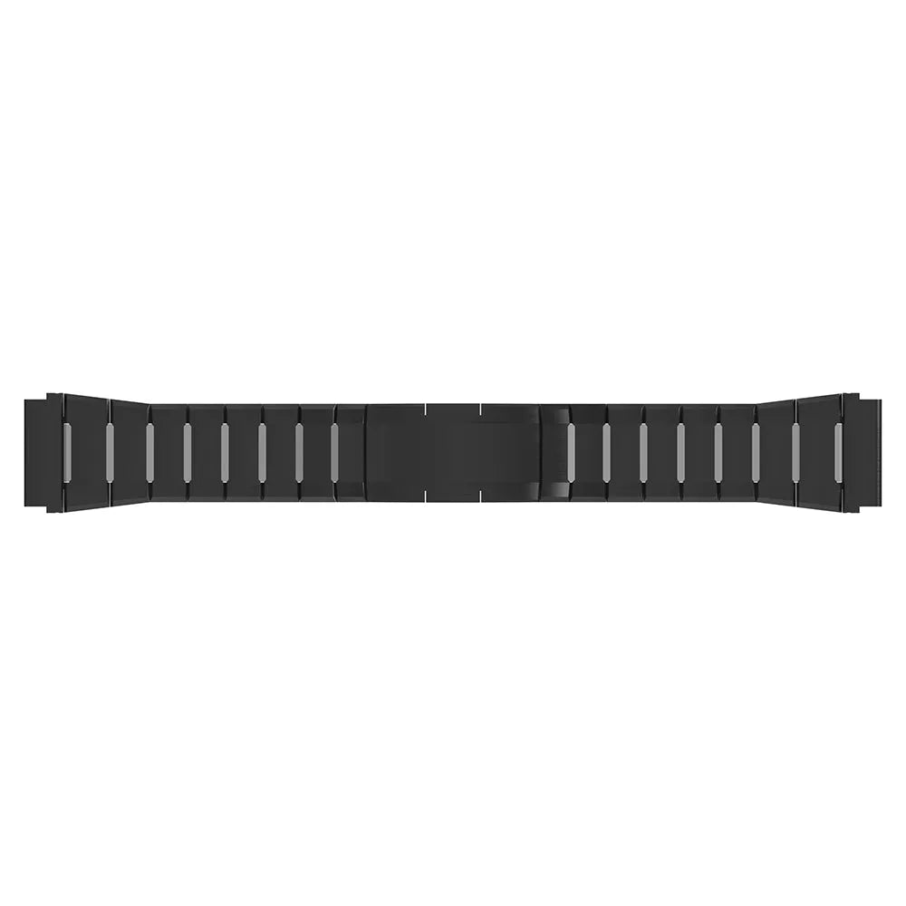Polar Grit X 'One Push' Steel Hybrid Strap (Black/Grey)