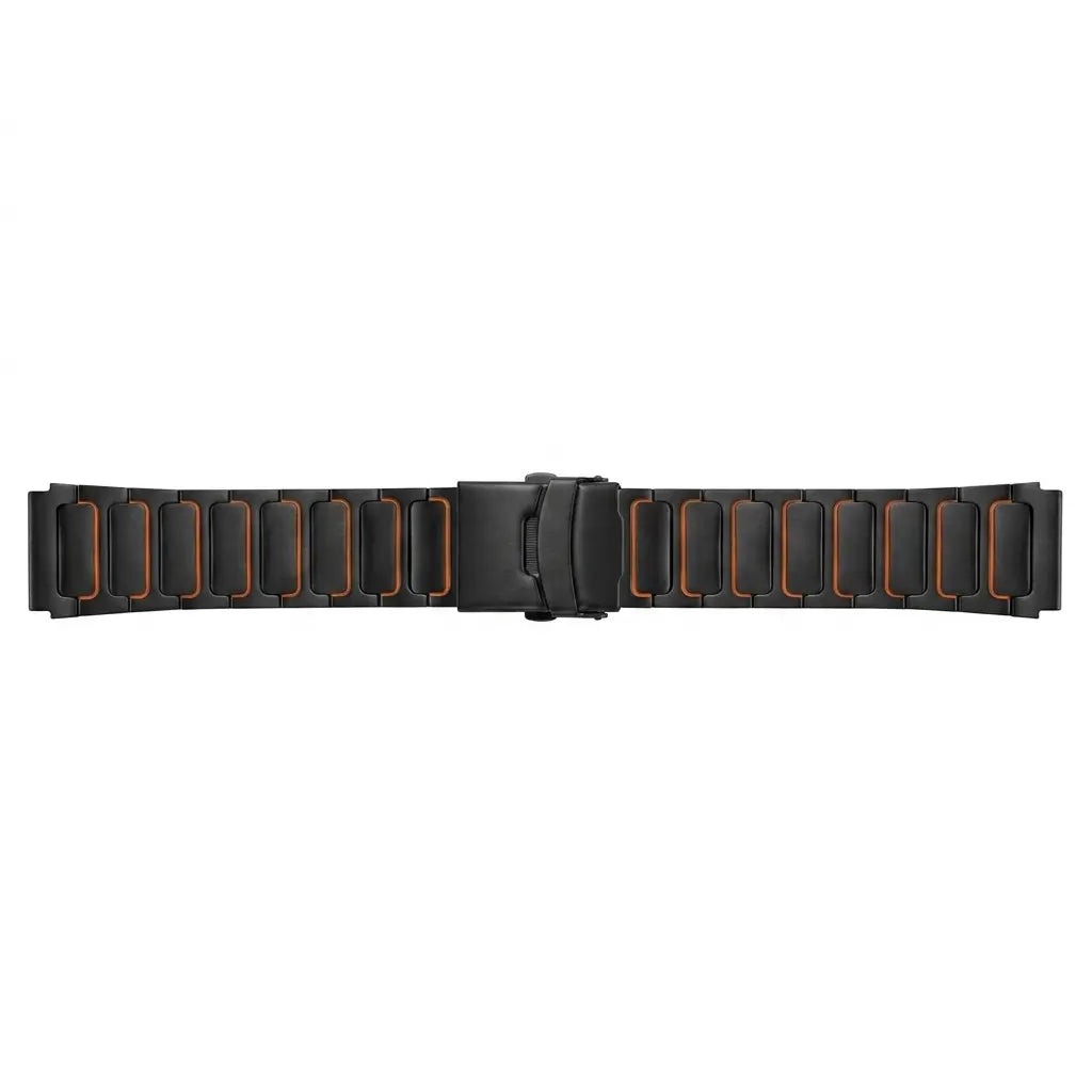 Suunto Race 2 Turtle Titanium Strap (Black/Orange)