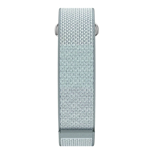 Nylon Strap 'Classic', mist blue, laid flat, joined, direct top view