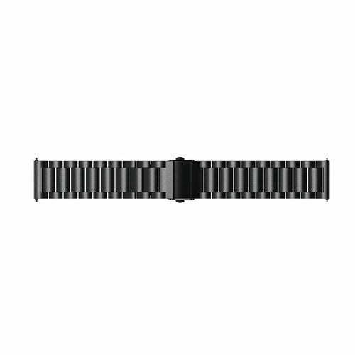 Steel Strap, black, laid flat, joined, direct top view