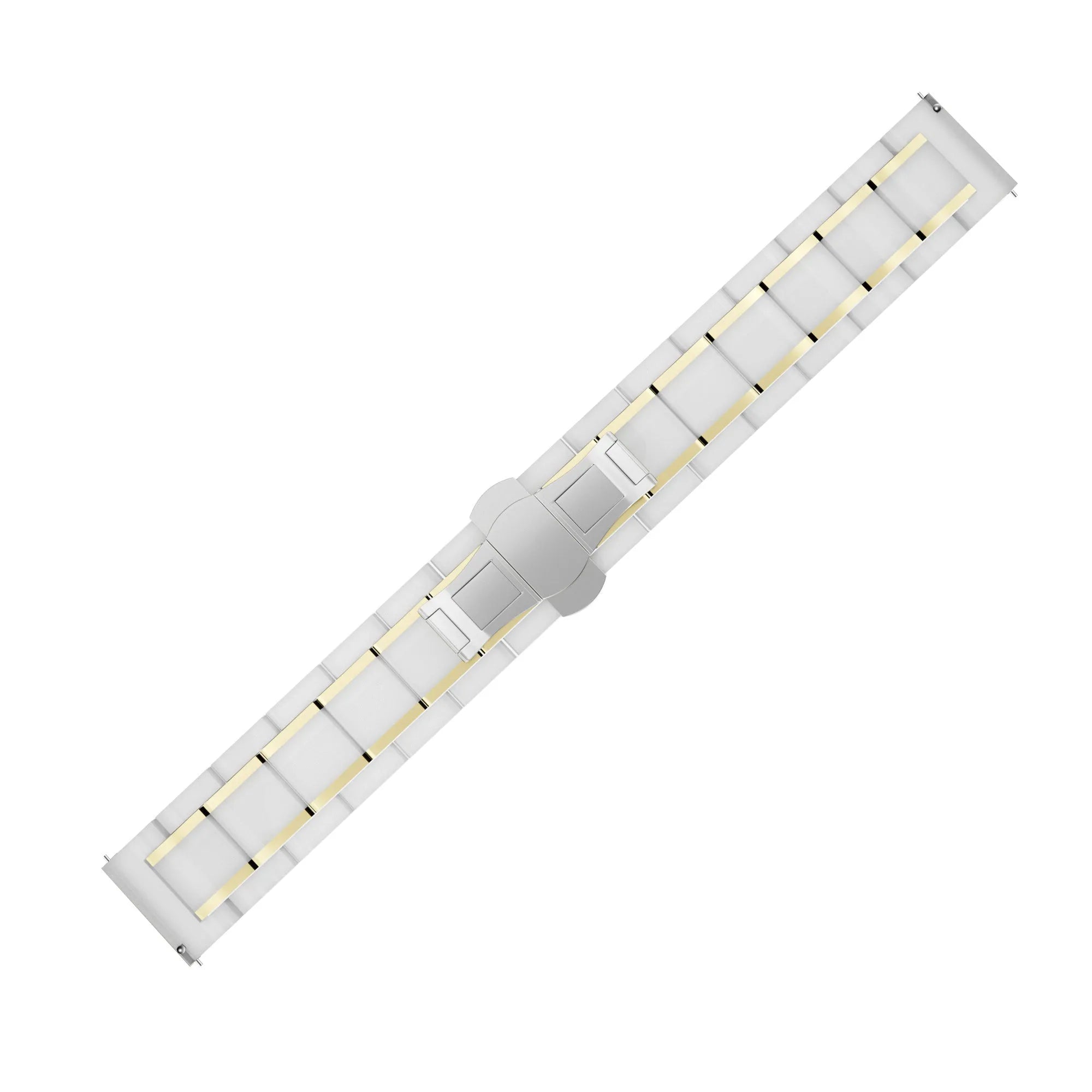 Coros Apex 2 Ceramic Steel Strap (White/Gold)